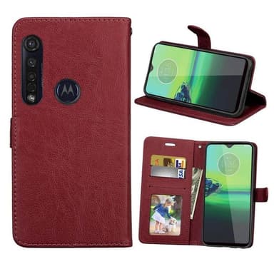 Mobilplånbok 3-kort Motorola Moto G8 Play (XT2015-2)  - Brun