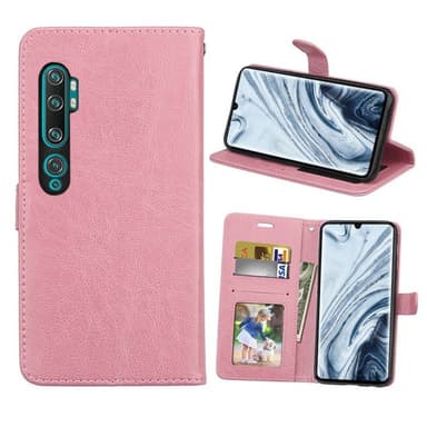 Mobilplånbok 3-kort Xiaomi Mi Note 10  - Ljusrosa