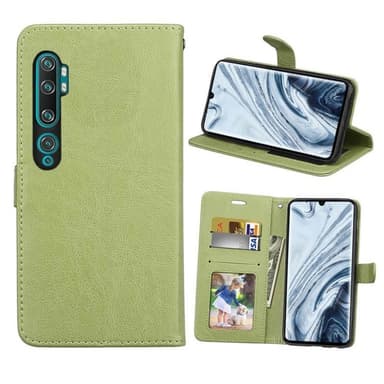 Mobilplånbok 3-kort Xiaomi Mi Note 10  - Grön