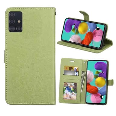 Mobilplånbok 3-kort Samsung Galaxy A51 (SM-A515F)  - Grön