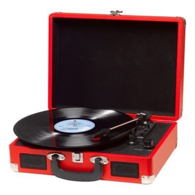 Skivspelare denver electronics vpl-120 röd