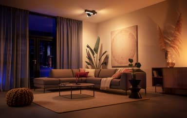 Philips Hue Centris Cross svart 3x5.7W