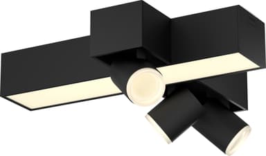 Philips Hue Centris Cross svart 3x5.7W