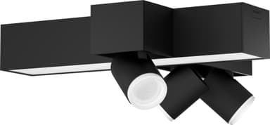 Philips Hue Centris Cross svart 3x5.7W