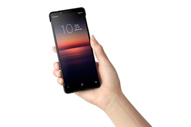 Sony Xperia 1 II Style Cover med ställ (svart)