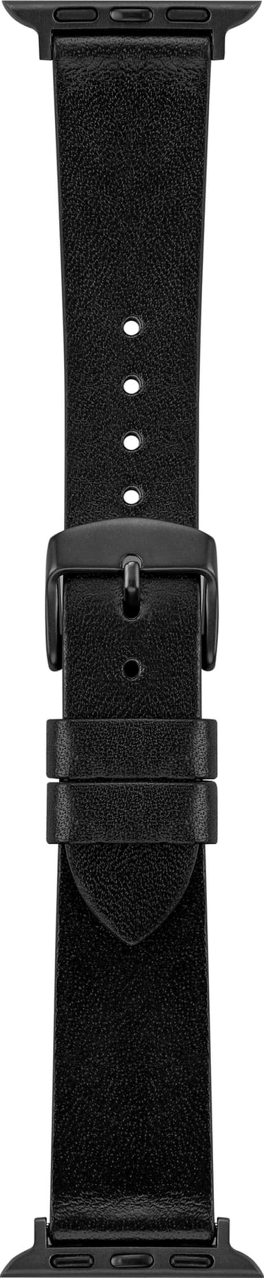 Sandstrøm Apple Watch läderarmband 38-41mm (svart)