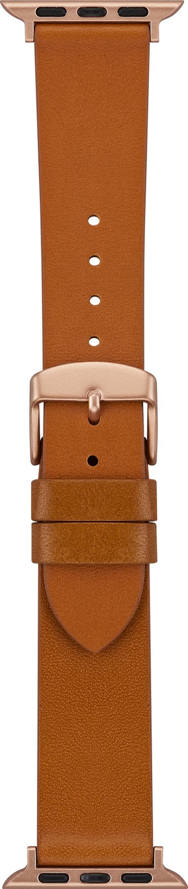 Sandstrøm Apple Watch läderarmband 38-41mm (beige)