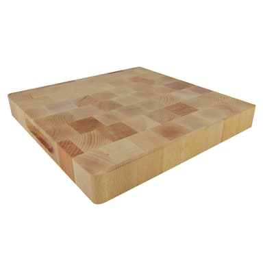 Skärbräda  ändträ bok, 30 x 30 x 4 cm
