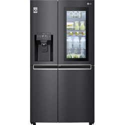 LG InstaView kylskåp/frys side-by-side GSX961MCCZ