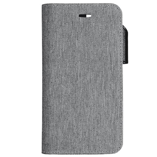 Gear iPhone X Onsala textil plånboksfodral (grå)
