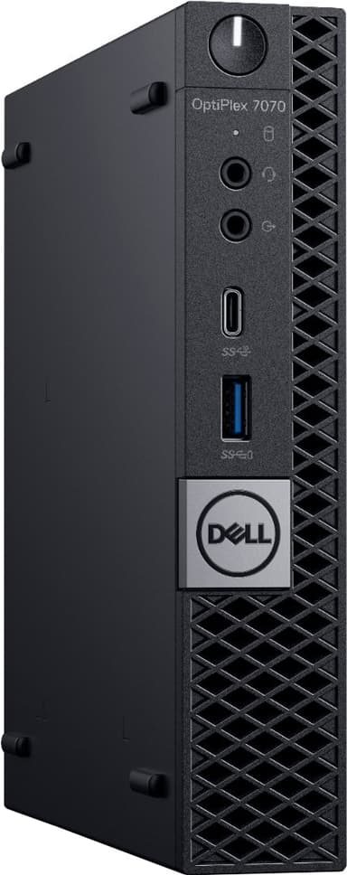 Dell OptiPlex 7070 MFF stationär mikrodator i7/16 GB (svart)