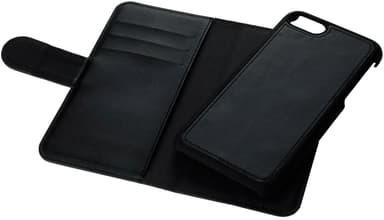 Gear iPhone 6/7/8/SE Gen. 2/3 Magnet plånboksfodral (svart)