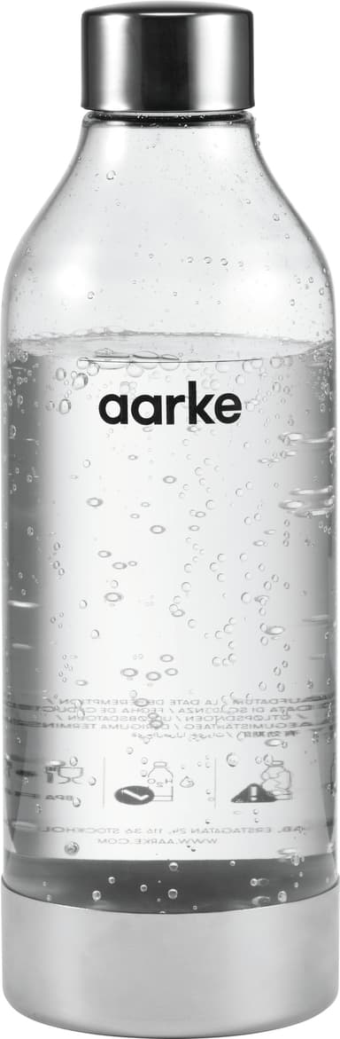 Aarke PET Polished Steel flaska för kolsyremaskin AA354007