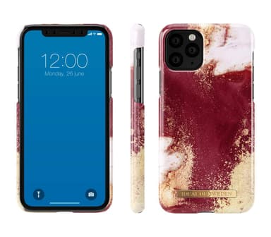 iDeal Of Sweden iPhone 11 Pro skal / XS / X - Golden Burgundy Marble