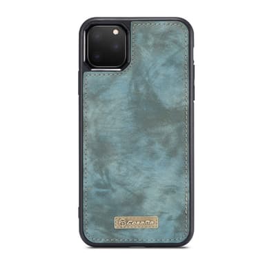 CASEME iPhone 11 Pro Retro Split läder plånboksfodral - Blå