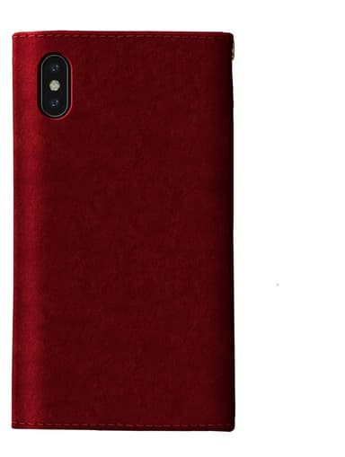 iDeal of Sweden Mayfair Clutch Velvet till iPhone XS Max - Röd