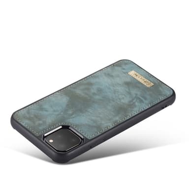 CASEME iPhone 11 Pro Retro Split läder plånboksfodral - Blå
