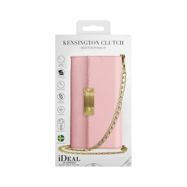 iDeal Kensington Cross Body Clutch till iPhone XR - Rosa