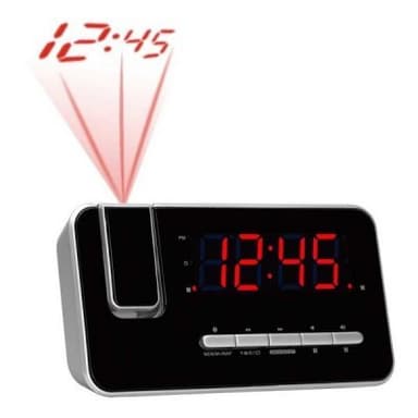 Klockradio denver electronics crp-618 fm svart
