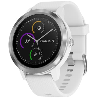 Garmin Vivoactive 3 GPS smartwatch (vit/stål)