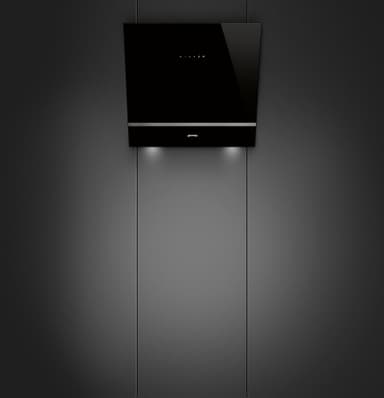 Smeg Serie Linea Vägghängd Köksfläkt KV26N (svart 60cm)