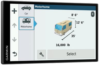 Garmin Camper 770 LMT-D GPS för husvagn