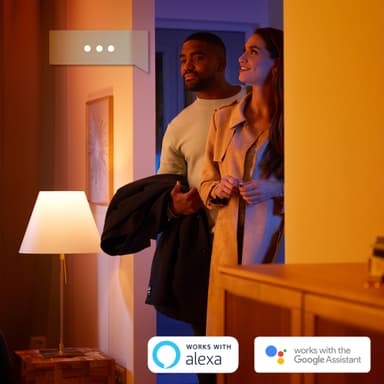 Philips Hue White Ambiance Buckram spotlight (svart/5.5 W GU10)
