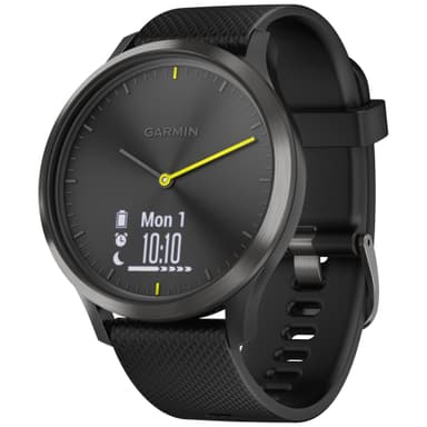 Garmin Vivomove HR hybrid smartwatch L (svart)