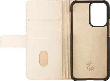 La Vie Samsung Galaxy S20 Ultra plånboksfodral (cream beige)