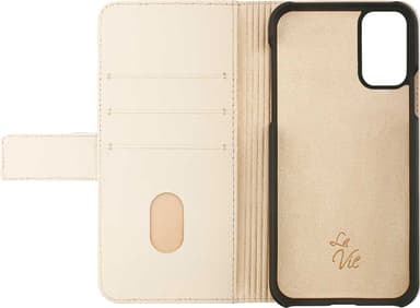 La Vie Samsung Galaxy S20 Plus plånboksfodral (cream beige)