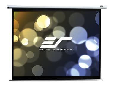 Elite Screens 110" motordriven projektorduk (vit)