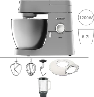 Kenwood Chef XL köksmaskin KVL4120S (silver)