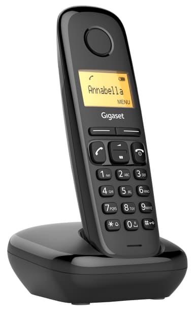 Gigaset A170 trådlös telefon duo set (svart)