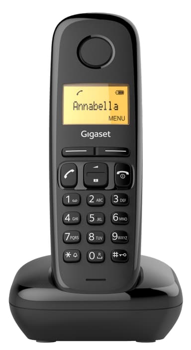 Gigaset A170 trådlös telefon duo set (svart)