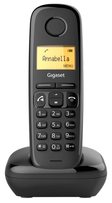 Gigaset A270 trådlös telefon duo set (svart)