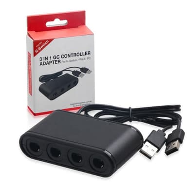 GameCube Kontroll-adapter för Nintendo Switch/WiiU/PC
