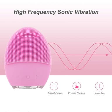 Sonic rengöringsborste för ansikte - Rosa