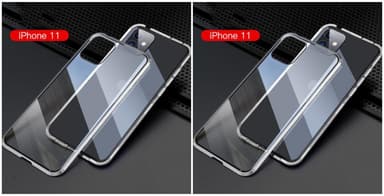 Stöttåligt och splitterbeständigt Mobilskal iPhone 11 - Silver