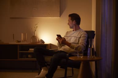 Philips Hue Bloom LED-lampa vit
