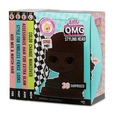 L.O.L. Surprise OMG Styling Head- Neonlicious