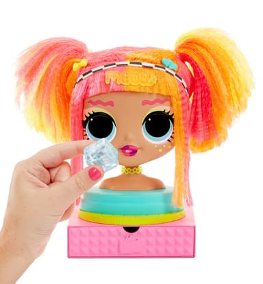 L.O.L. Surprise OMG Styling Head- Neonlicious