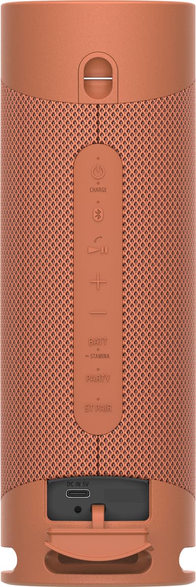 Sony portabel trådlös högtalare SRS-XB23 (korallröd)