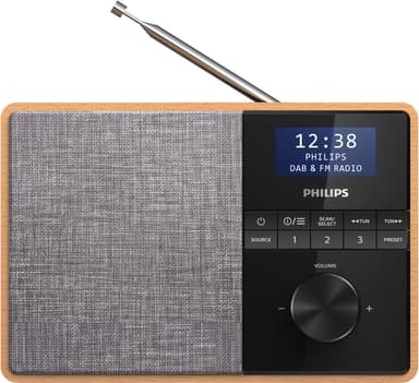 Philips bärbar DAB+/FM-radio TAR5505