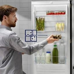 Electrolux 600 CustomFlex kylskåp LRC4DF35W (vit)