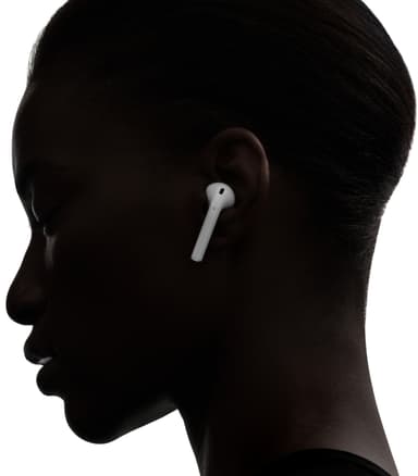 Apple AirPods 2nd gen (2019) trådlösa hörlurar med Qi-fodral