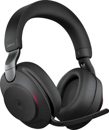 Jabra Evolve2 85 L380a MS Stereo headset (svart)