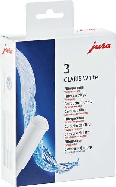 Jura CLARIS White vattenfilter JURA68739 (3-pack) Jura CLARIS White vattenfilter JURA68739 (3-pack)