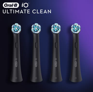 Oral-B iO Ultimate Clean tandborsthuvud IOREFILL4BK (svart)