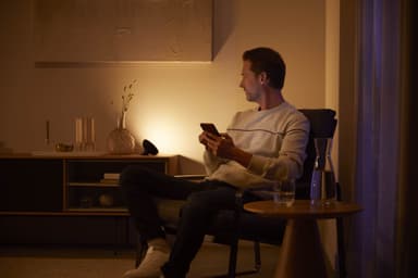 Philips Hue Bloom LED-lampa svart