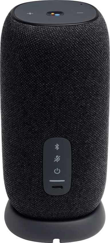 JBL Link Portable Wi-Fi  högtalare med laddningsstation (svart)